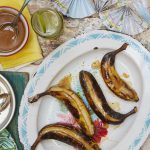 barbecued bananas with salted maple butter summer liz earle wellbeing
