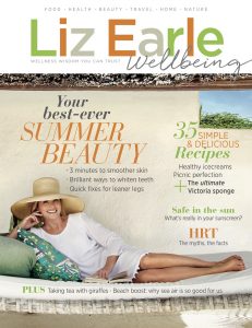 Liz Earle Wellbeing Summer 2018 cover