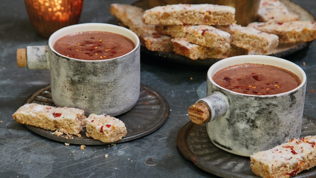 chilli hot chocolate recipe liz earle wellbeing