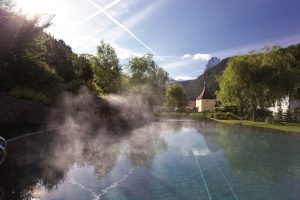 Dolomites, thermal pool