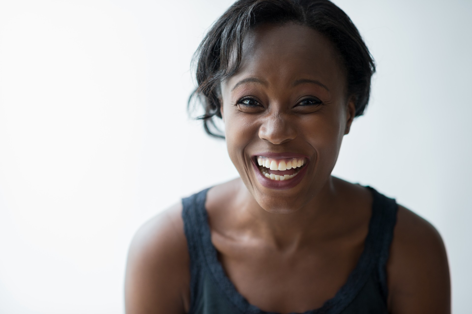 Happy, smiling woman