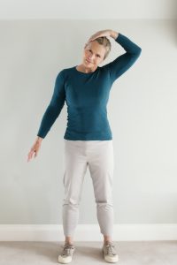 Neck stretch from Liz's simple stretch routine