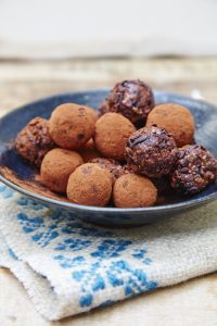 Raw nutty chocolate truffles from Liz Earle Wellbeing
