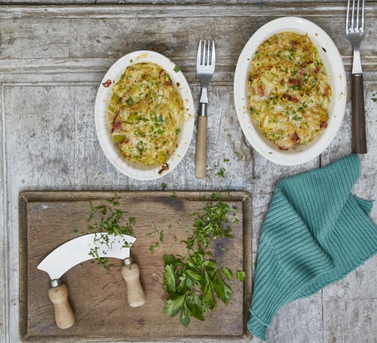 Root veggie gratin Liz Earle Wellbeing