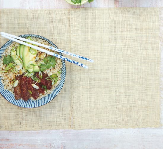 Poke grain bowl from Liz Earle Wellbeing