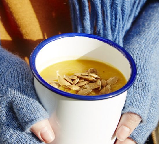 Pumpkin and Chilli Soup from Liz Earle Wellbeing Magazine