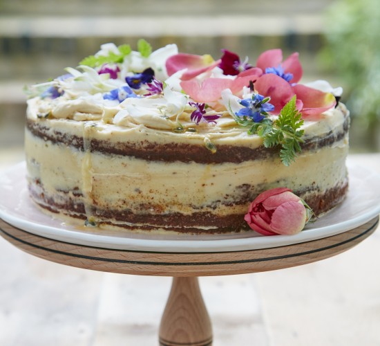 fika triple layer lime passion fruit spelt cake liz earle wellbeing