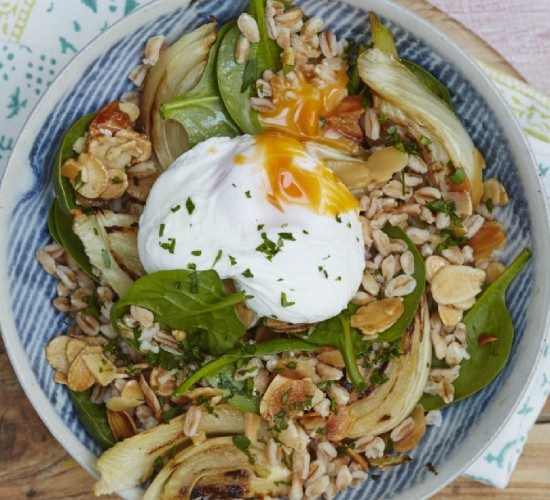 nutty vegetarian grain bowl recipe liz earle wellbeing
