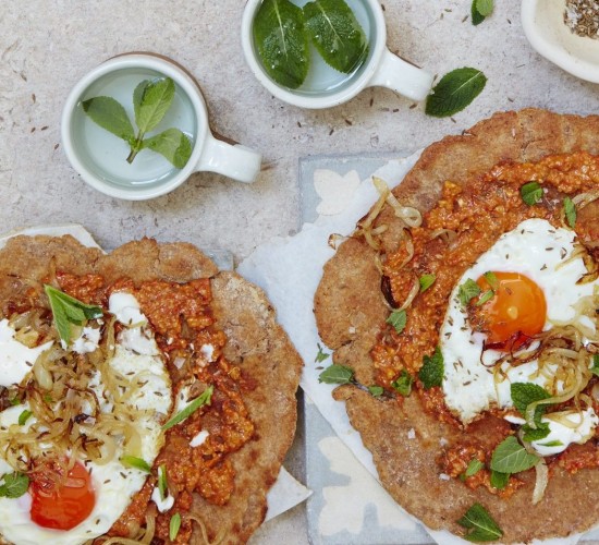 These super-easy, deeply flavoursome flatbreads are so easy to make for a light midweek supper recipe. Perfect healthy family-friendly food. Photo by Georgia Glynn Smith