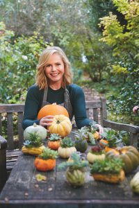 Liz Earle DIY Pumpkins and Succulents