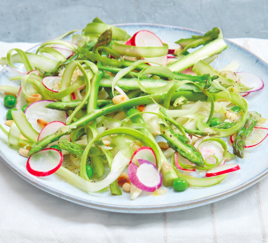 fresh asparagus salad