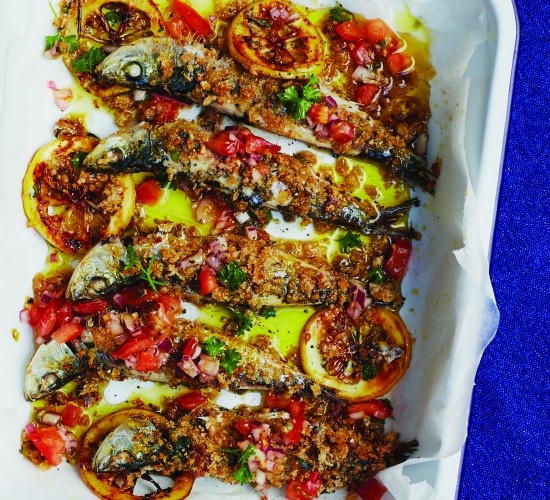 Liz Earle Wellbeing sardines recipe