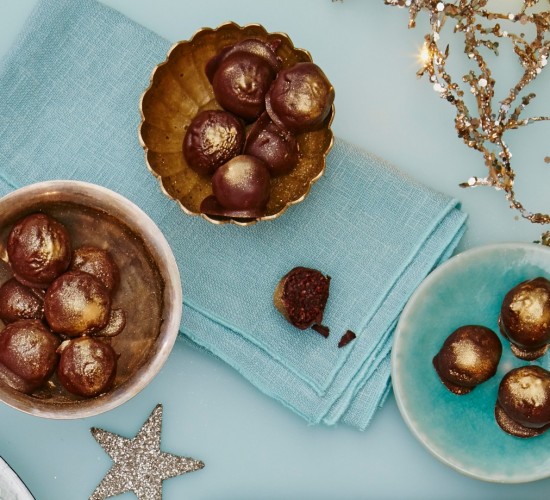 Chocolate oragne date balls Liz Earle Wellbeing