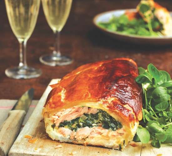Salmon Wellington recipe