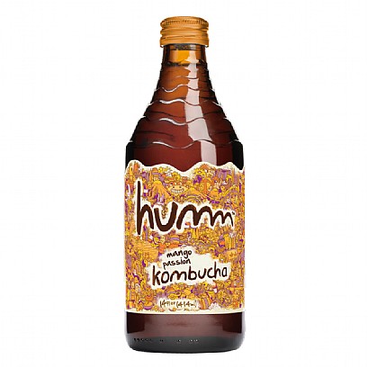 Humm kombucha bottle