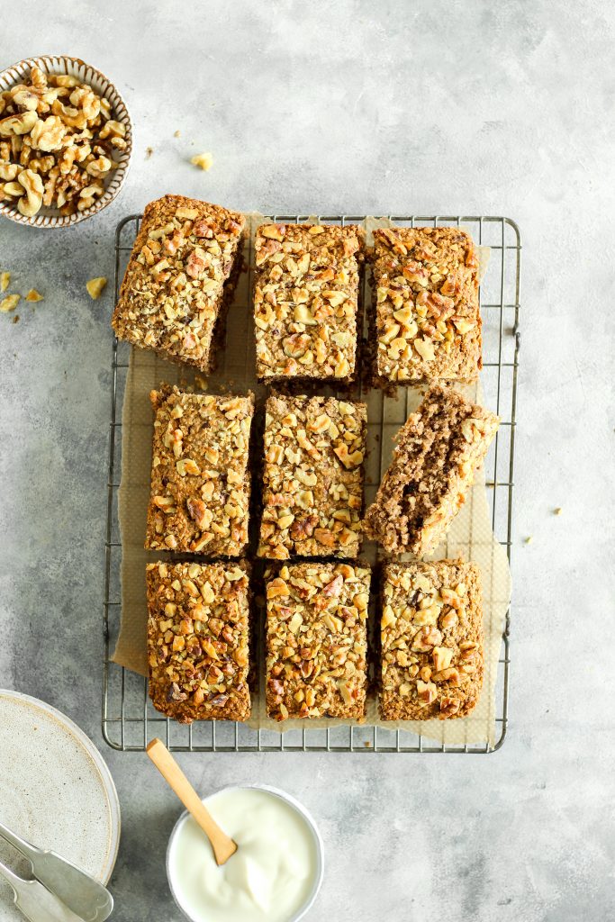 Walnut And Banana Traybake Recipe Liz Earle Wellbeing 5015