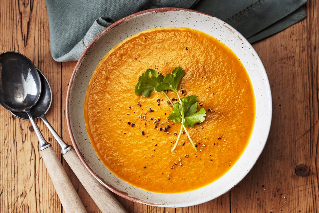 Carrot and coriander soup recipe - Liz Earle Wellbeing