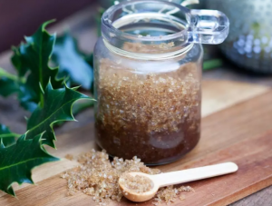 Christmas foot scrub