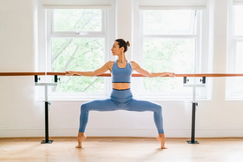 Barre workout for energy and strength