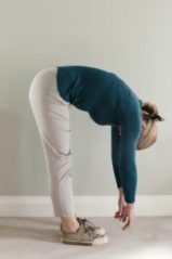 Pilates roll down from Liz's simple stretch routine