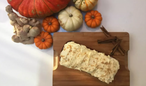 Spiced carrot and pumpkin loaf recipe
