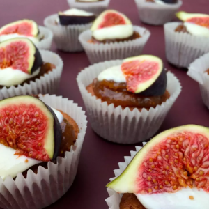 Honey & Vanilla Cupcake recipe with Fig & Goats Cheese Icing Liz Earle Wellbeing