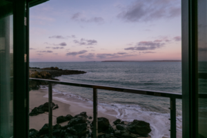 View from Black Moon cottage, St Ives, Cornwall