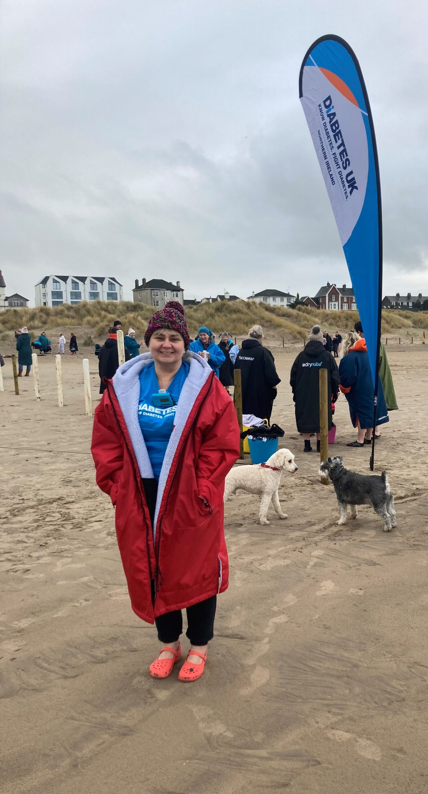 Dawn Adams, a trained midwife from Northern Ireland who lives with Type 1 Diabetes and menopause, 