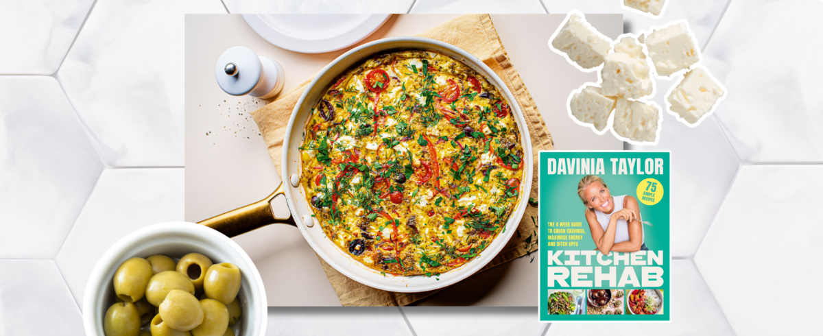 Davinia Taylor’s feta frittata recipe (perfect for a protein-rich lunch)
