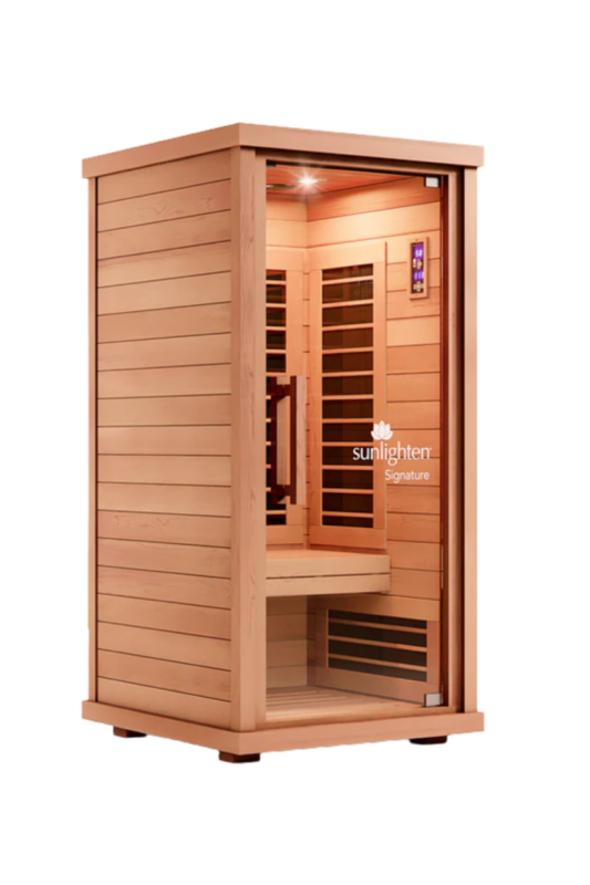 pre sauna glutathione Sunlighten Signature 1-Person Infrared Sauna