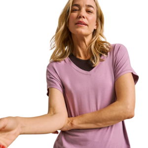 Relaxed V-Neck Yoga T-Shirt